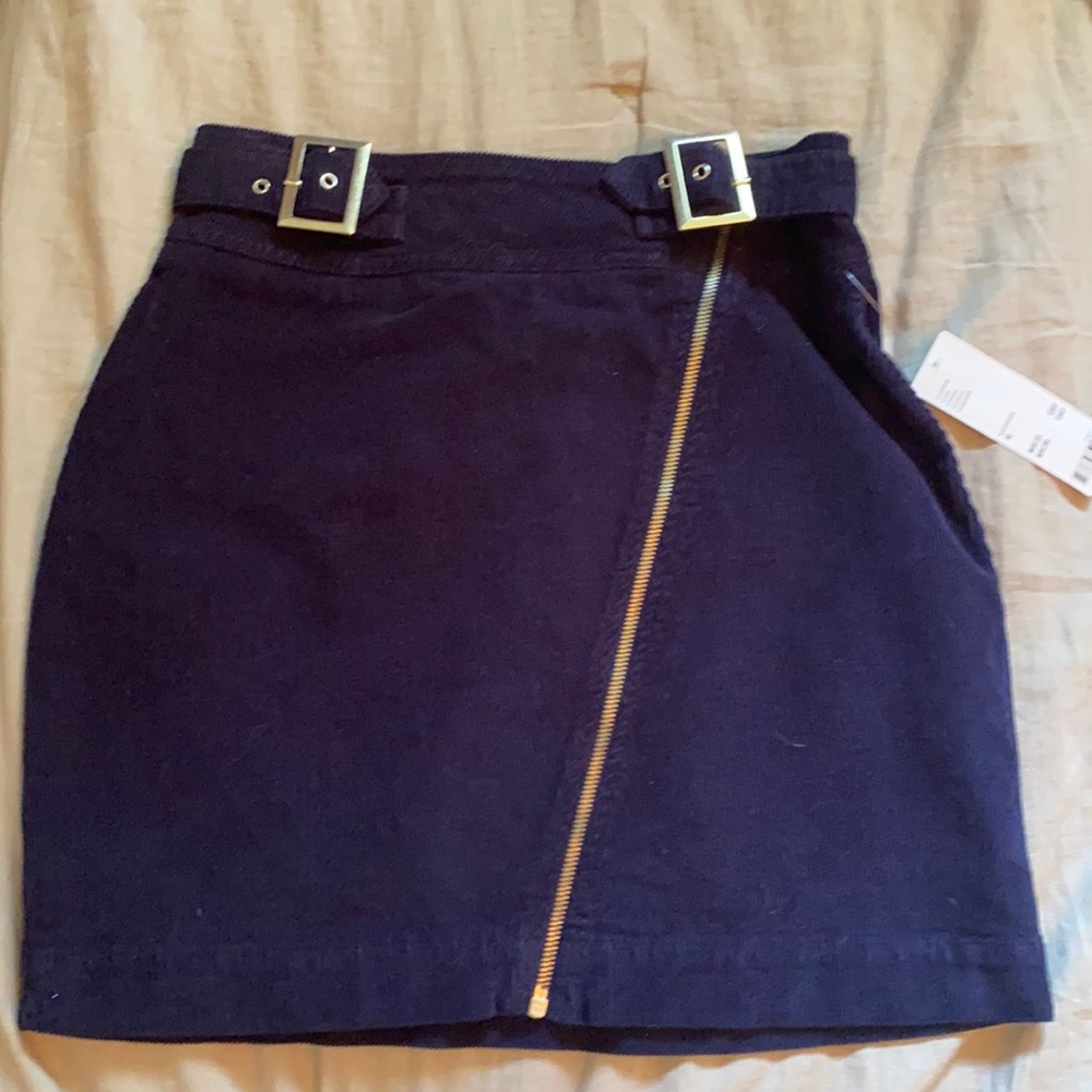 Blue corduroy skirt Urban Outfitters